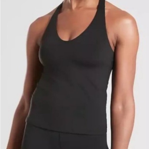 NWT! Athleta Black Ascent Support Top - Size XS 💙 - Picture 1 of 4